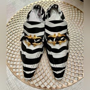 Bottega Veneta Zebra Madame Loafers EU 40 (Made in Italy) Great Conditio…